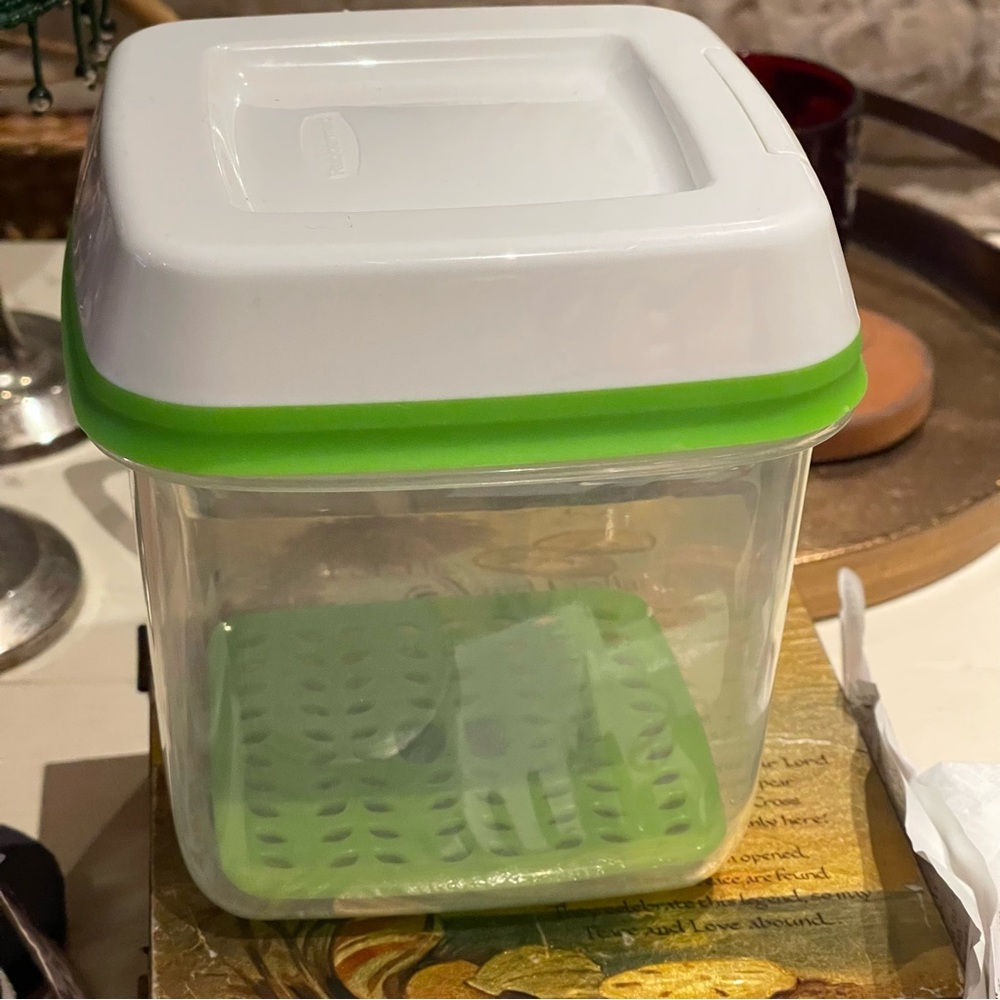 Rubbermaid Green food storage container 6.3 c
